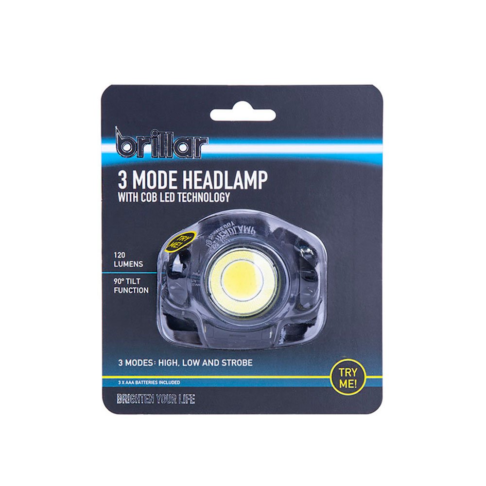 V915-BR0029-BK-204048-00 3 Mode Headlamp with COB LED Technology-Black/Blue - Image 1