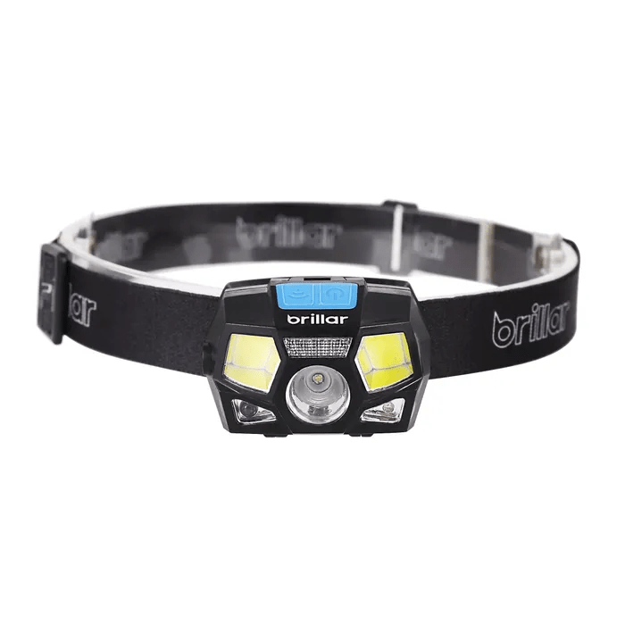 V915-BR0075-203450-03 Brillar Sixth Sense - 200 Lumen 6 Mode Rechargeable Headlamp - Image 1