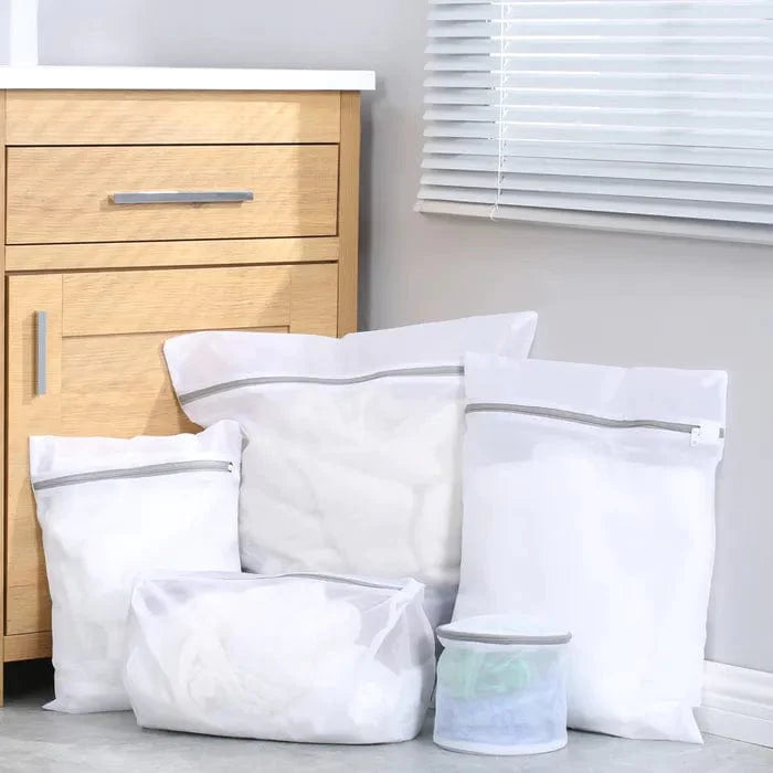 V915-CV0158-203527-00 5PC Laundry Wash Bag Set - Image 1