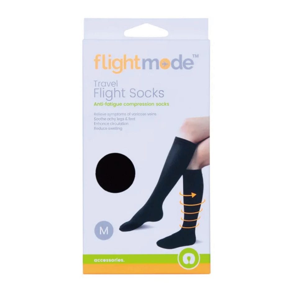 V915-FM0045-203709-00 Travel Anti-Fatigue Flight Compression Socks-M - Image 1
