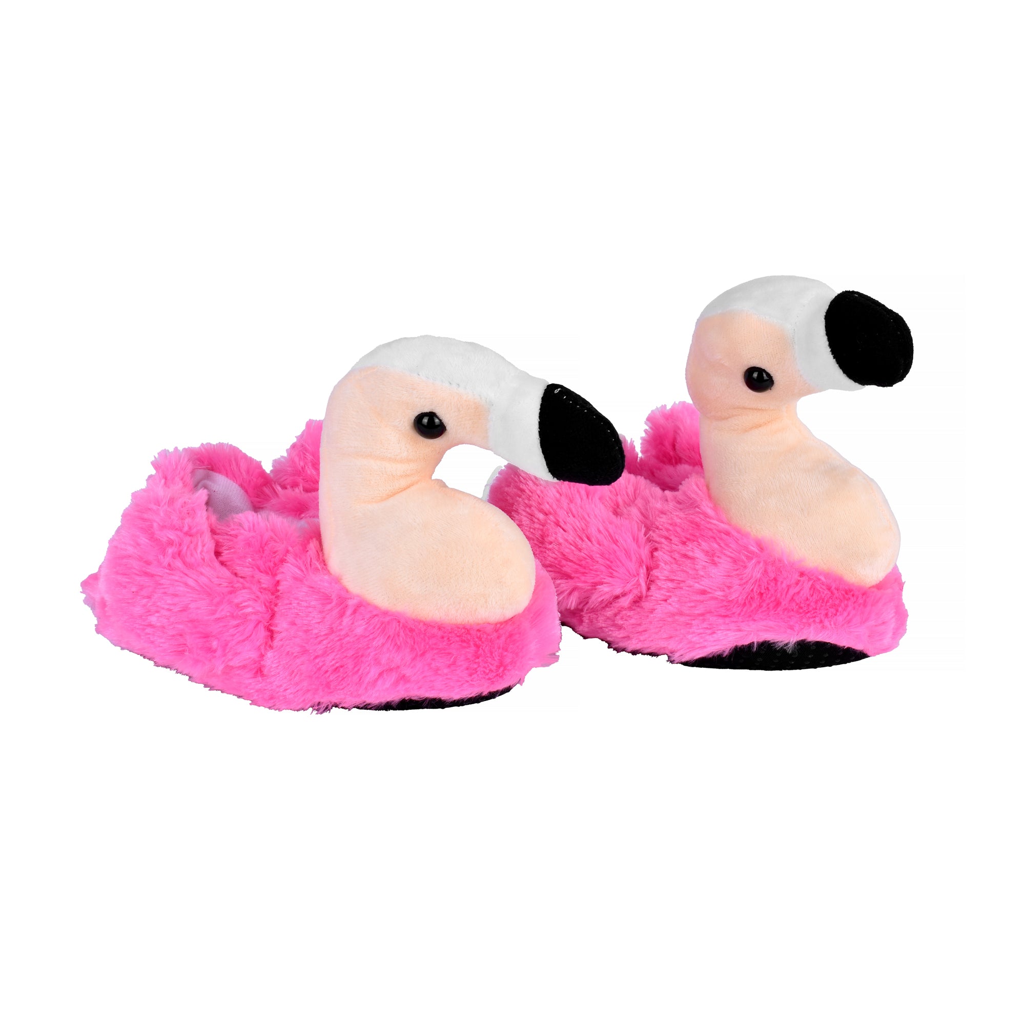 V915-GI0180-S-203366-00 Fluffy Flamingo Slippers for Kids Size Small 30/31 EUR - Image 1