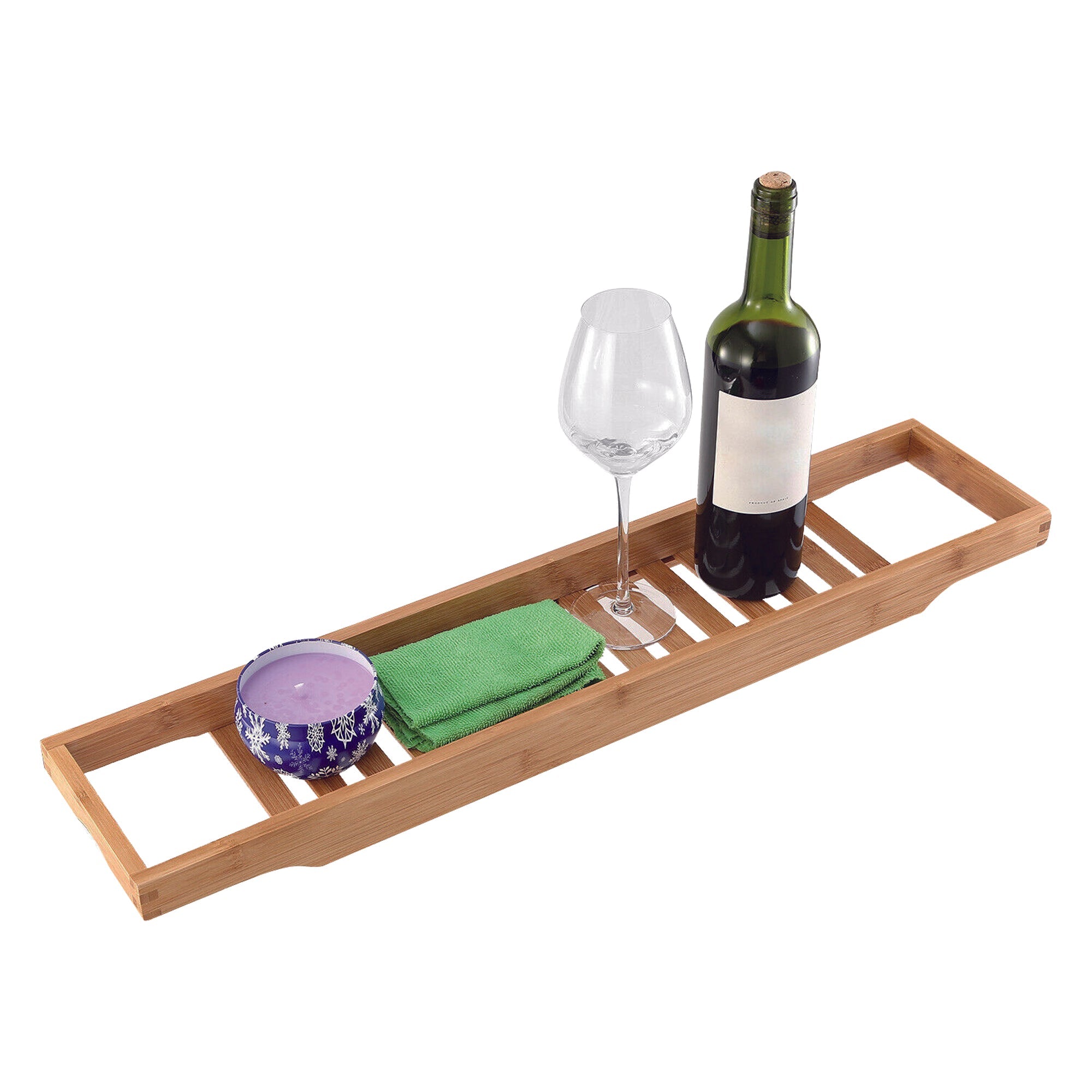 V915-HO0212-203919-00 Bamboo Bath Caddy 64x15cm - Image 1