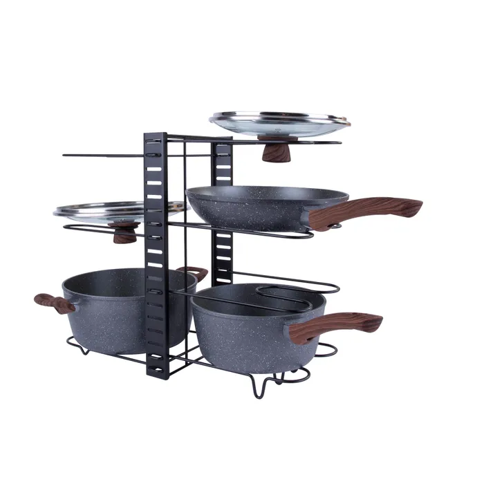 V915-KU0185-203805-00 Livingtoday Double Sided 4 Levels Kitchen Organizer - Image 1
