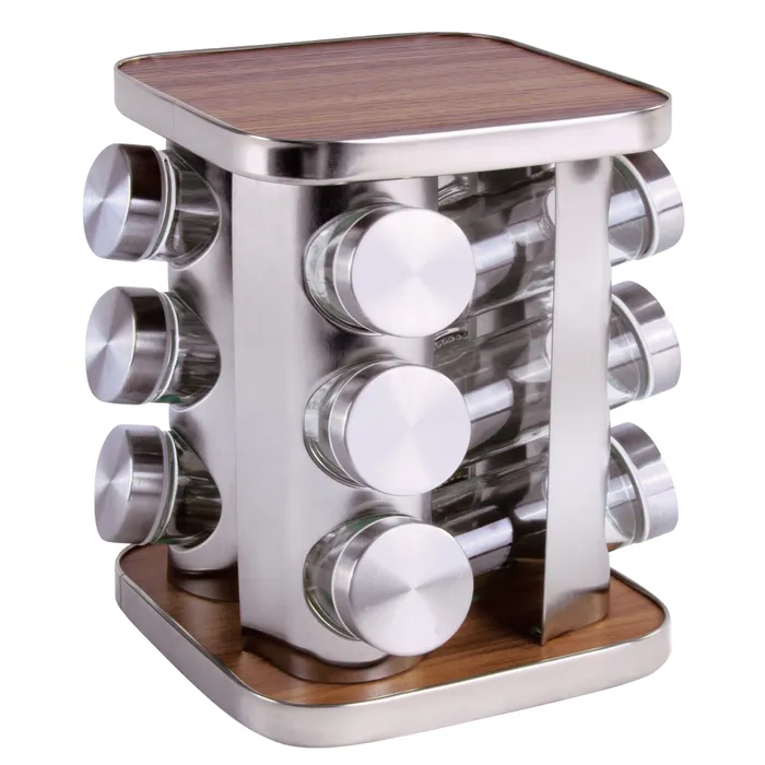 V915-KU0212-205491-00 Clevinger 12pc Rotary Spice Rack - Image 1