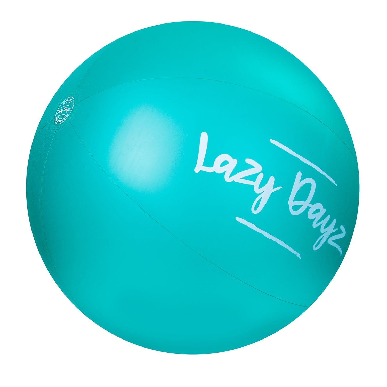 V915-LD0092-TL-203986-03 90cm Lazy Dayz Inflatable Jumbo Beach Ball - Teal - Image 1