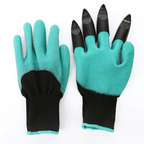 V915-OU0085-203723-00 Set of 2 Tough Built in Claws Garden Guru Gloves - Image 1