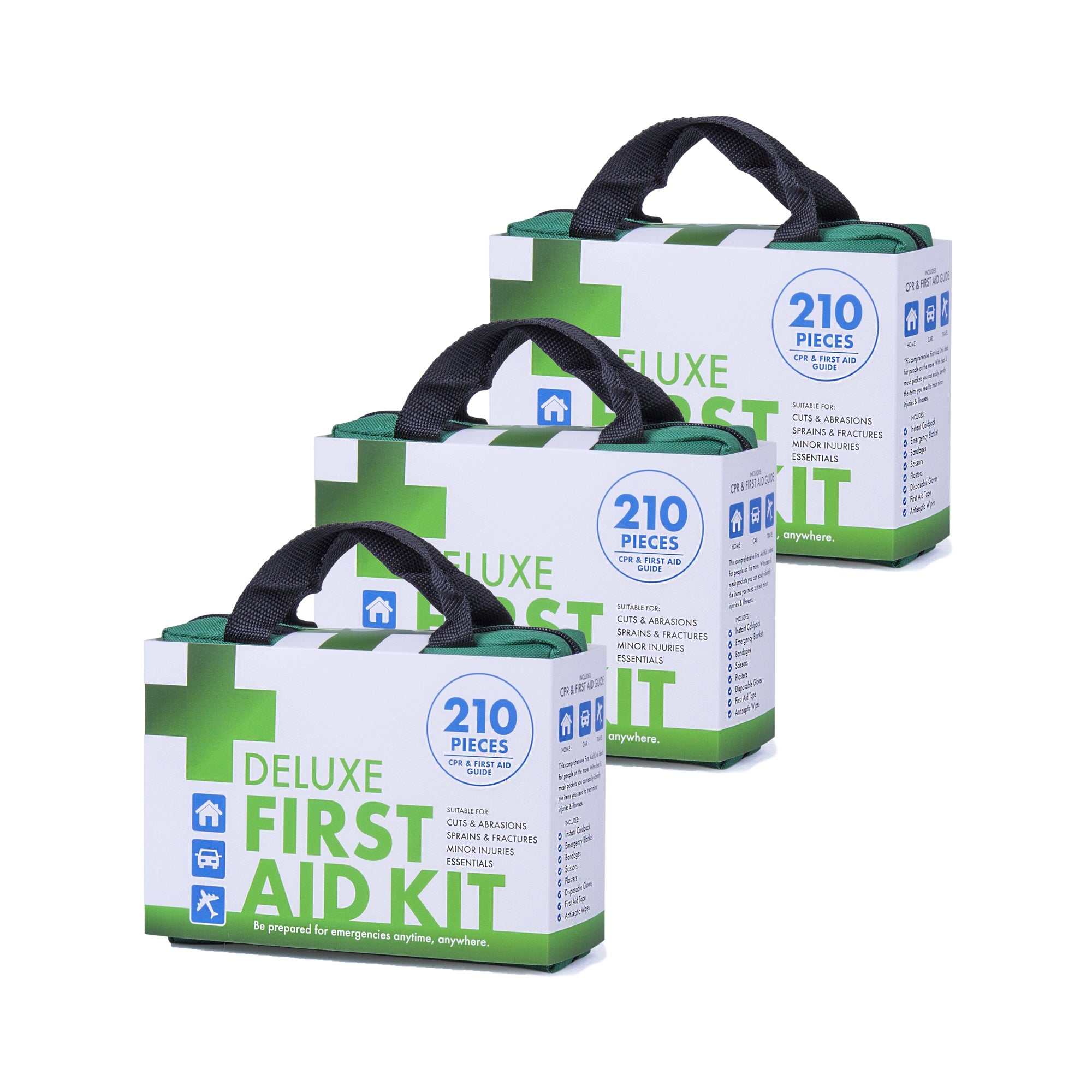 V915-PE0256X3-203617-00 630 Piece Deluxe Emergency First Aid Kit ARTG Registered Australia - Image 1