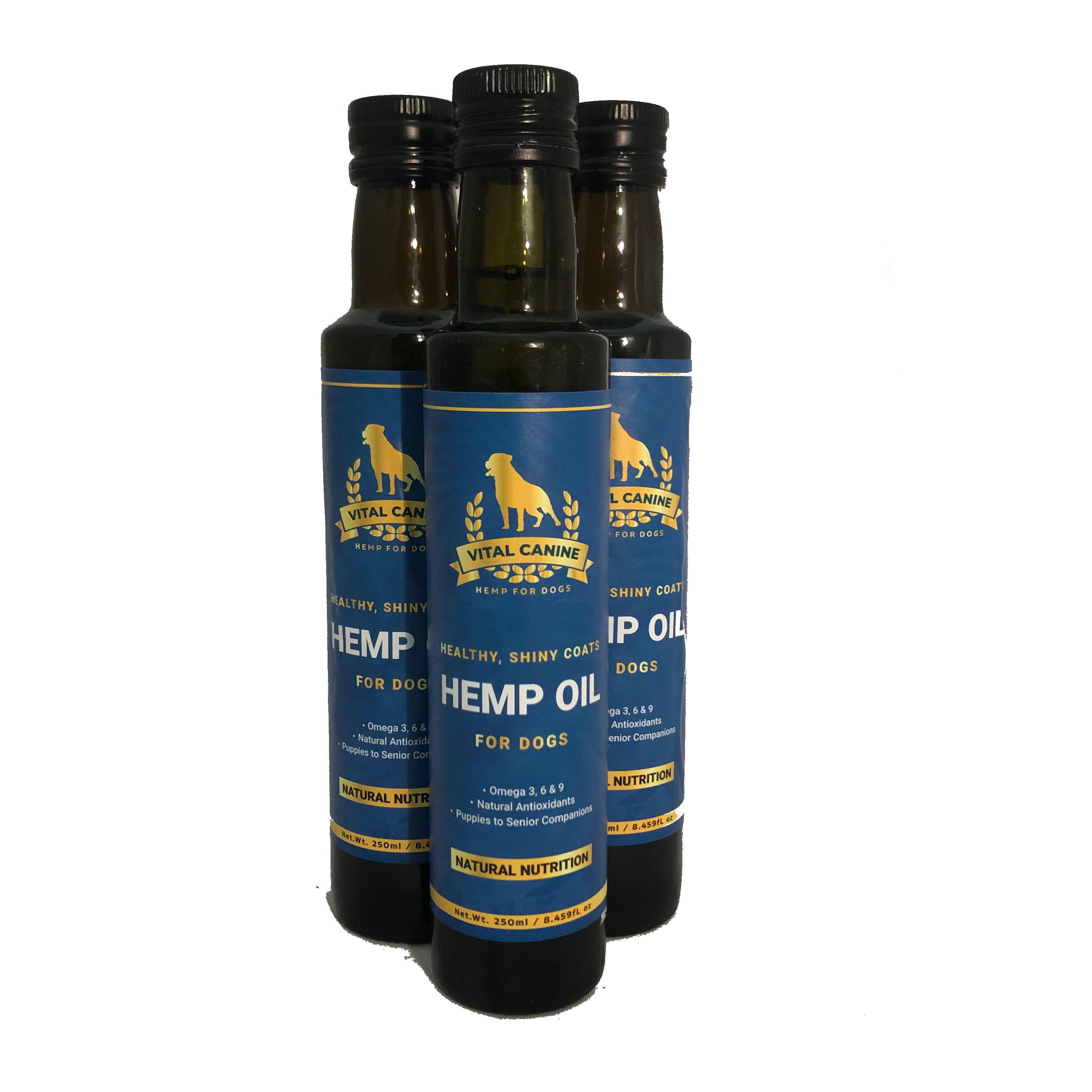V925-VC-HEMPOIL-125ML-202506041131-00 Vital Canine | Hemp Oil For Dogs | 125ml - Image 1