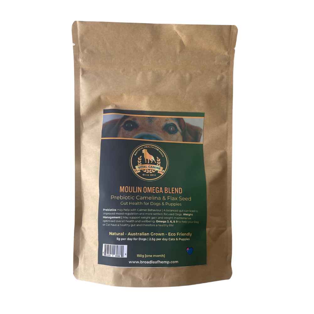 V925-VCMO1-202504160830-00 The Moulin for Dogs | Canine Prebiotic & Omega Supplement For Gut Health 150g - Image 1