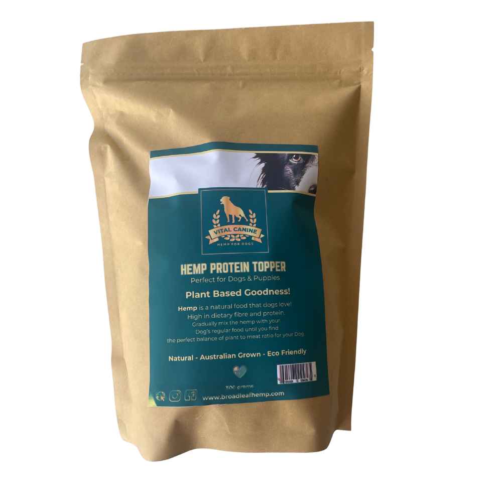 V925-VCP5-202504160830-00 Vital Canine Hemp Protein Topper for Dogs | 500g - Image 1
