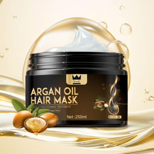 V932-X0-8IUN-YZVL-208589-00 Xiodi Argan Oil Hair Mask, 100% Pure Anti-Hairfall Dandruff Treatment - Image 1