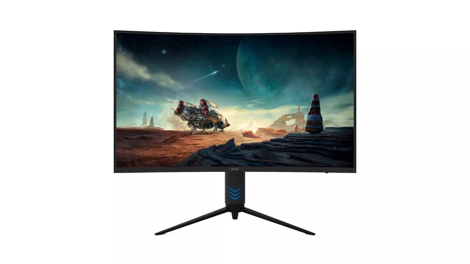 V958-32LK900HDM-202504101016-00 QMAX 31.5" Gaming Monitor Curved QHD 165Hz 2560*1440p 1ms with Build in Speakers Height Adjustable - Image 1