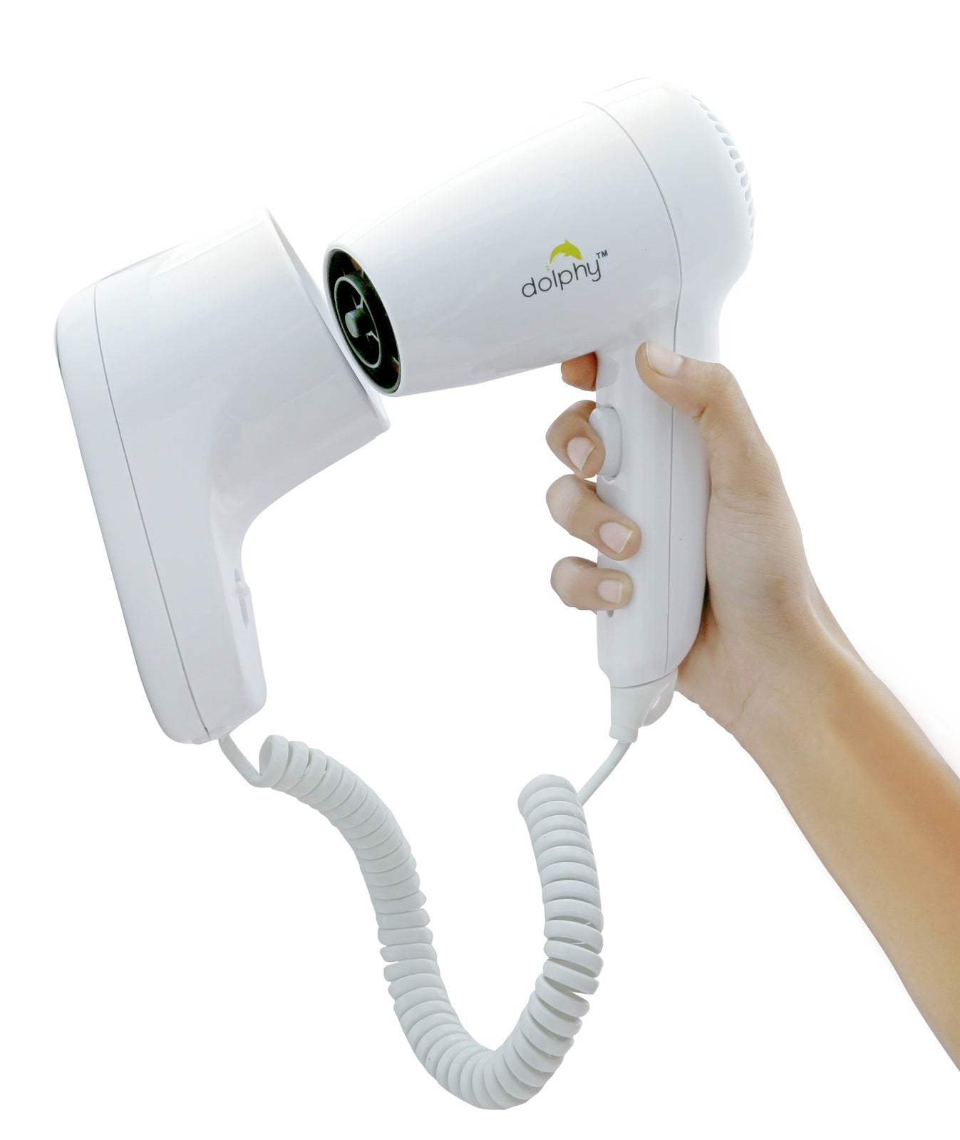 V959-DPHD0002-202507030920-00 Wall Mount Hair Dryer 1200W - White - Image 1