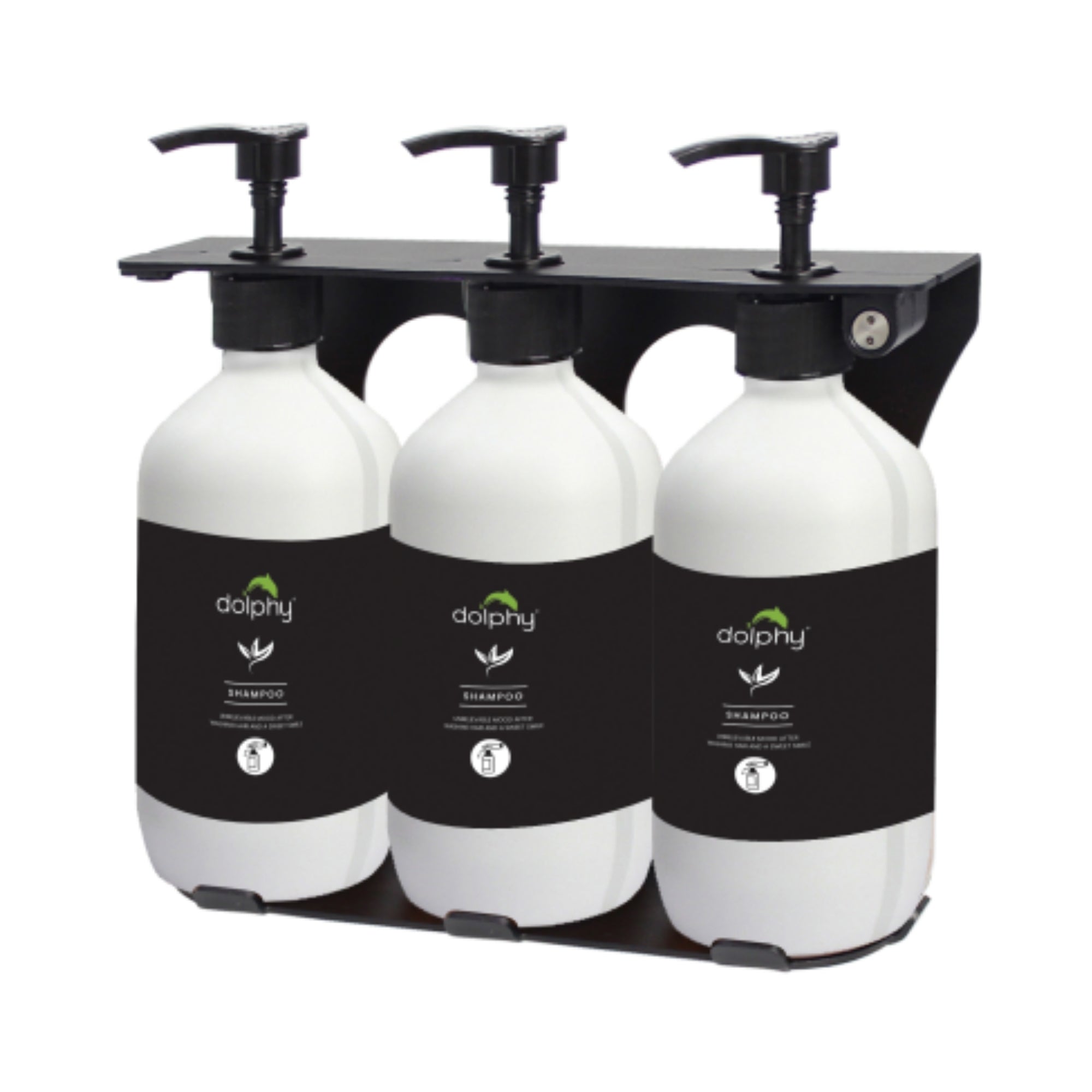 V959-DSDR0156-202507030936-00 Manual Liquid Soap Dispenser 500ml X 3 - White - Image 1