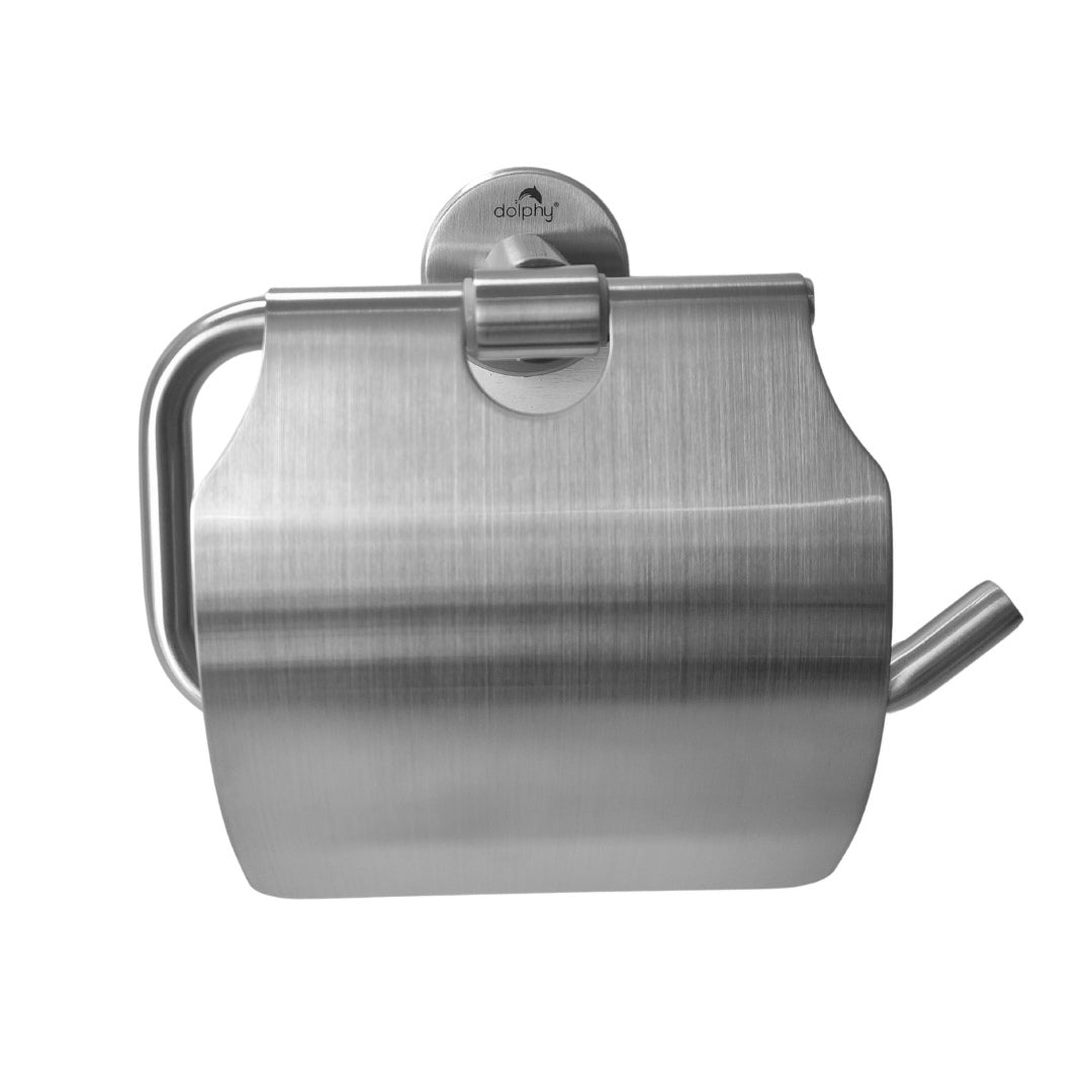V959-DTPR0024-202507030940-00 Stainless Steel Toilet Roll Holder with Cover - Image 1