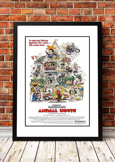 V967-CMP36-A2-202504140936-00 Animal House' Cult Movie Poster! - Framed A2 - Image 1