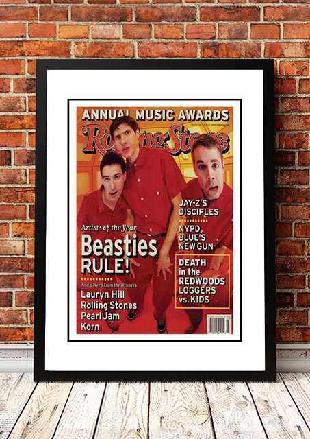 V967-RSM36-A3-202504140946-00 Beastie Boys' Rolling Stone Magazine Cover! - Framed A3 - Image 1