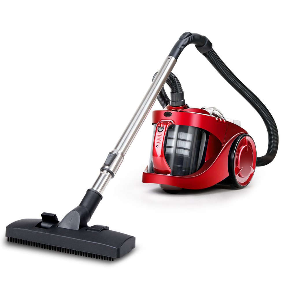 VAC-008-RD-2467-00 Devanti 2200W Bagless Vacuum Cleaner Red - Image 1