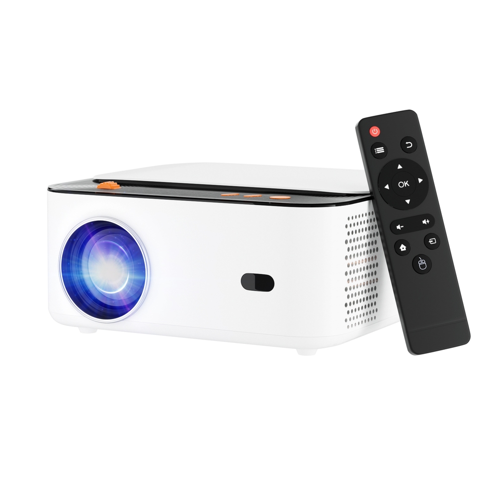 VP-300-WIFI-4K-WH-202506241505-00 Devanti Video Project 4K 1080P Android 5G Wifi Home Cinema - Image 1