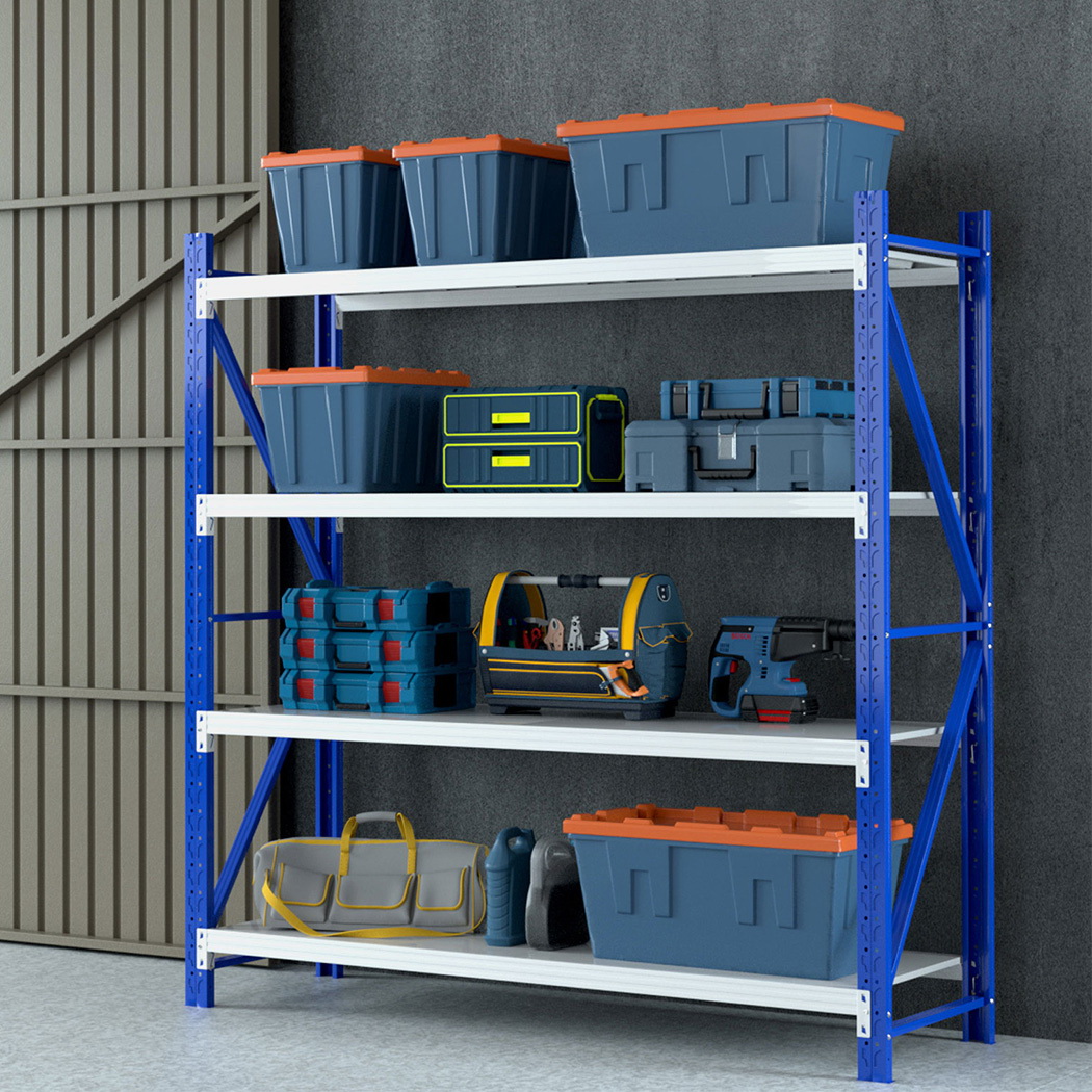 WR-F-20206-200BG-ABC-186671-06 Giantz 2Mx2M Warehouse Shelving Garage Rack - Image 1