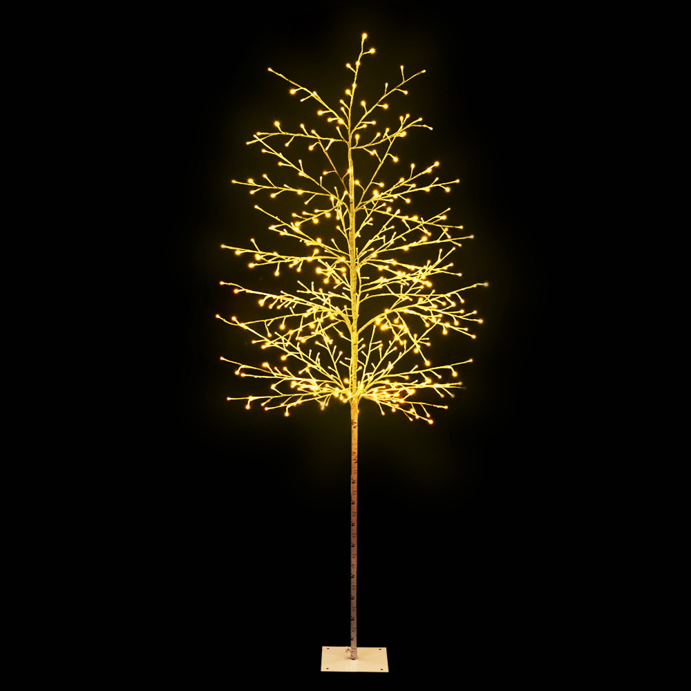XM-TR-TWIG-SOLAR-210-WW-88653-00 2.1M Christmas Tree 480 LED Solar Jingle Jollys - Image 1
