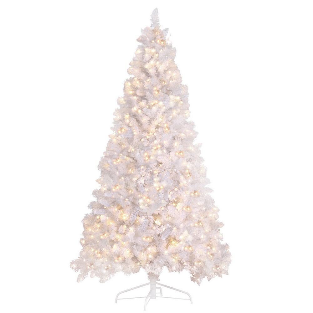 XM-TR-WELL-7F-WH-LED-190370-00 Jingle Jollys Christmas Tree 2.1m 500 LED Xmas Tree Decorations White 1260 Tips - Image 1