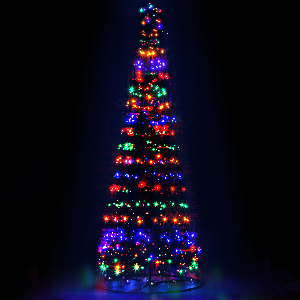 XMAS-FAIRY-SOLAR-12FT-88658-00 3.6M Christmas Tree 400 LED Solar Jingle Jollys - Image 1