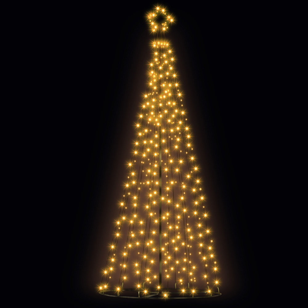 XMAS-FAIRY-SOLAR-12FT-WARM-88659-00 3.6M Christmas Tree LED Solar Warm Jingle Jollys - Image 1
