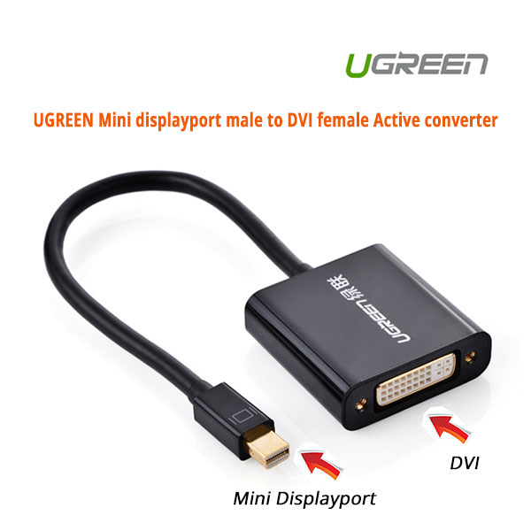 acbugn10448_01_21 UGREEN Mini displayport male to DVI female Active converter (10448) - Image 1