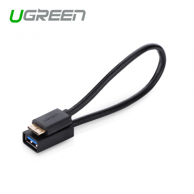 acbugn10816-1_1_19 UGREEN Micro USB 3.0 OTG Cable For Samsung Note 3/S4/S5 - Black (10816) - Image 1