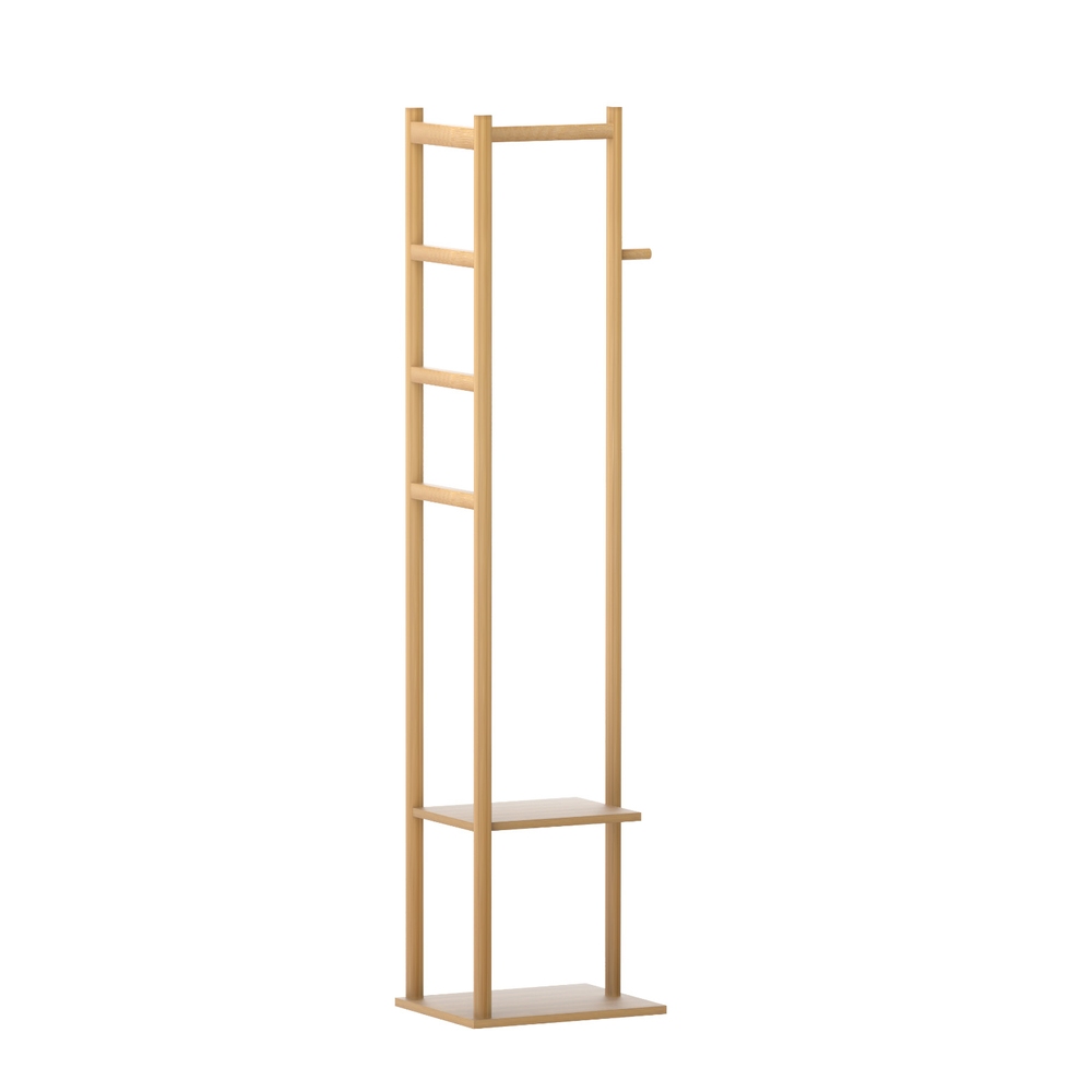 BAM-C-CR01-NT-202508051112-00 Artiss Clothes Rack Airer Coat Stand Bamboo - Image 1