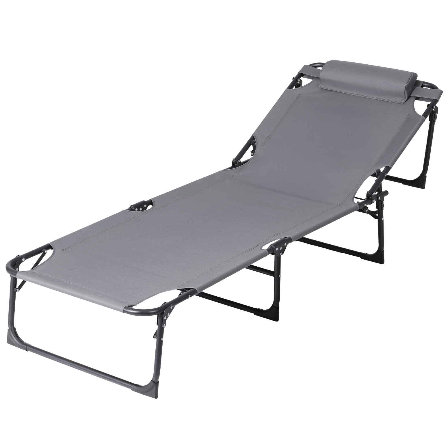FF-LOUNGE-STFA-GE-202507161324-00 Gardeon Sun Lounger Folding Lounge Beach Chair Patio Outdoor Furniture - Image 1