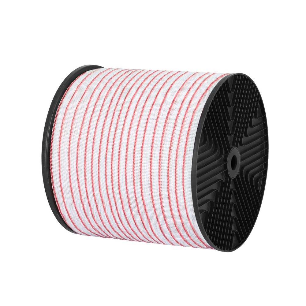 FIK-TAPE-400M-13S-202507161324-00 Giantz Electric Fence Tape Polytape 400M Electric Fence Wire Red White - Image 1