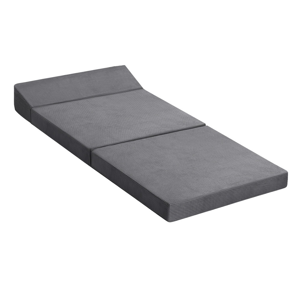 FOAM-MFM-CDF-GY-202508182142-00 Giselle Foldable Mattress Folding Sofa Bed Trifold Sleeping Camping Cushion Mat - Image 1