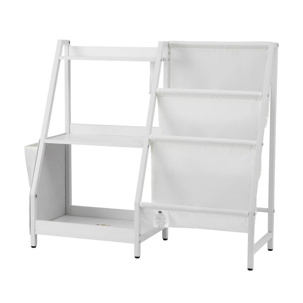 FURNI-G-BOOK-MT-WH-202508291804-00 Keezi 3-Tier Kids Bookshelf Bookcase Children Toy Storage Organizer Rack Display Shelf - Image 1