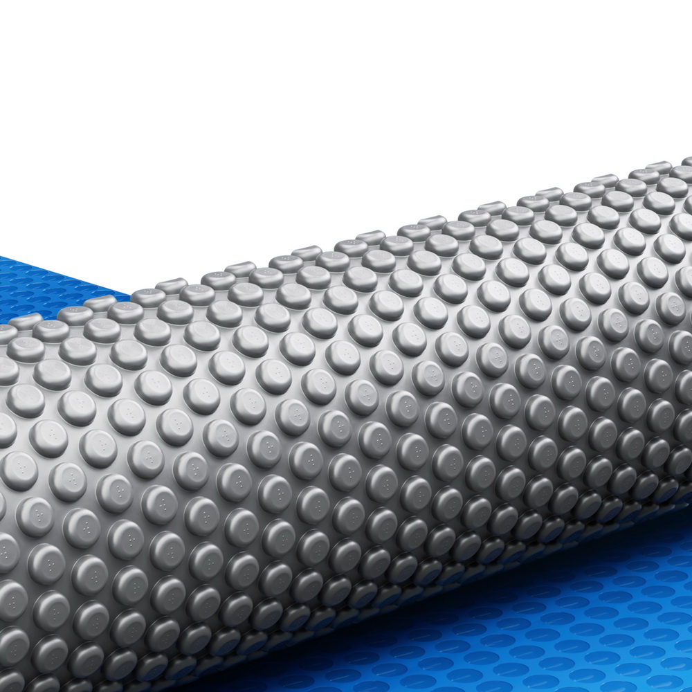 PC-80X42-XL-DX-BL-202508051640-00 Aqua Buddy Pool Cover 600 Micron Bubble Heat Solar Blanket Blue Silver 8x4.2m - Image 1