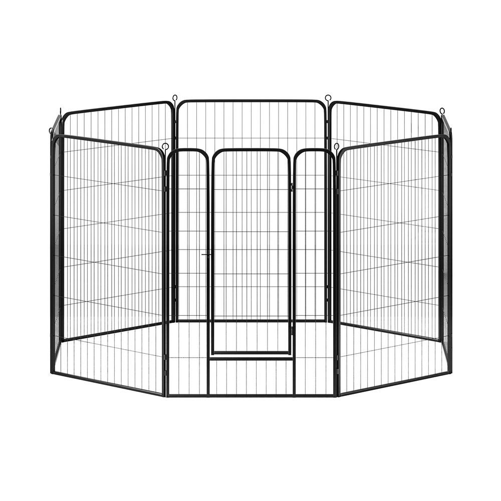 PET-DOGPLAYPEN-H120-202508112004-00 i.Pet Pet Dog Playpen 48" Enclosure 8 Panel Cage Kennel Puppy Fence Play Pen - Image 1