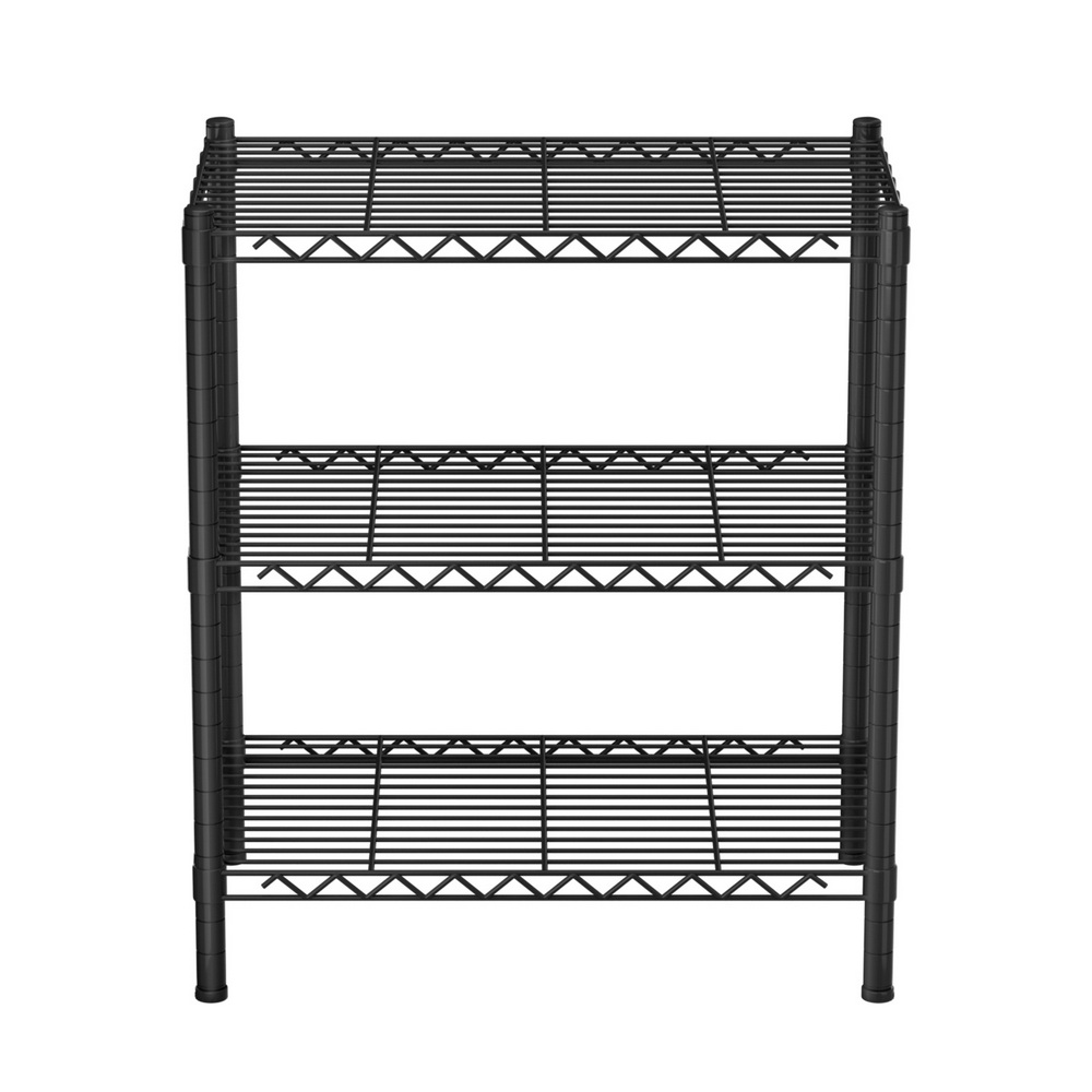 SU-60X70-BK-202509121513-00 Artiss 3-Tier Shelving Unit Adjustable Garage Storage Shelves Kitchen Rack Steel - Image 1