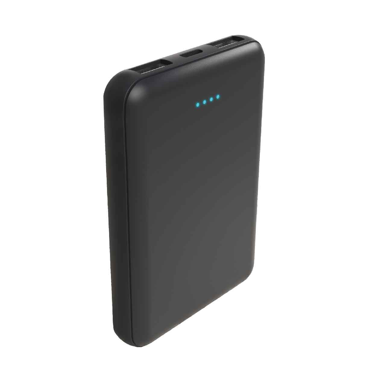 V1031-PB-5K24CA-828-202507251010-00 Laser 5000mAh Powerbank Charcoal - Image 1