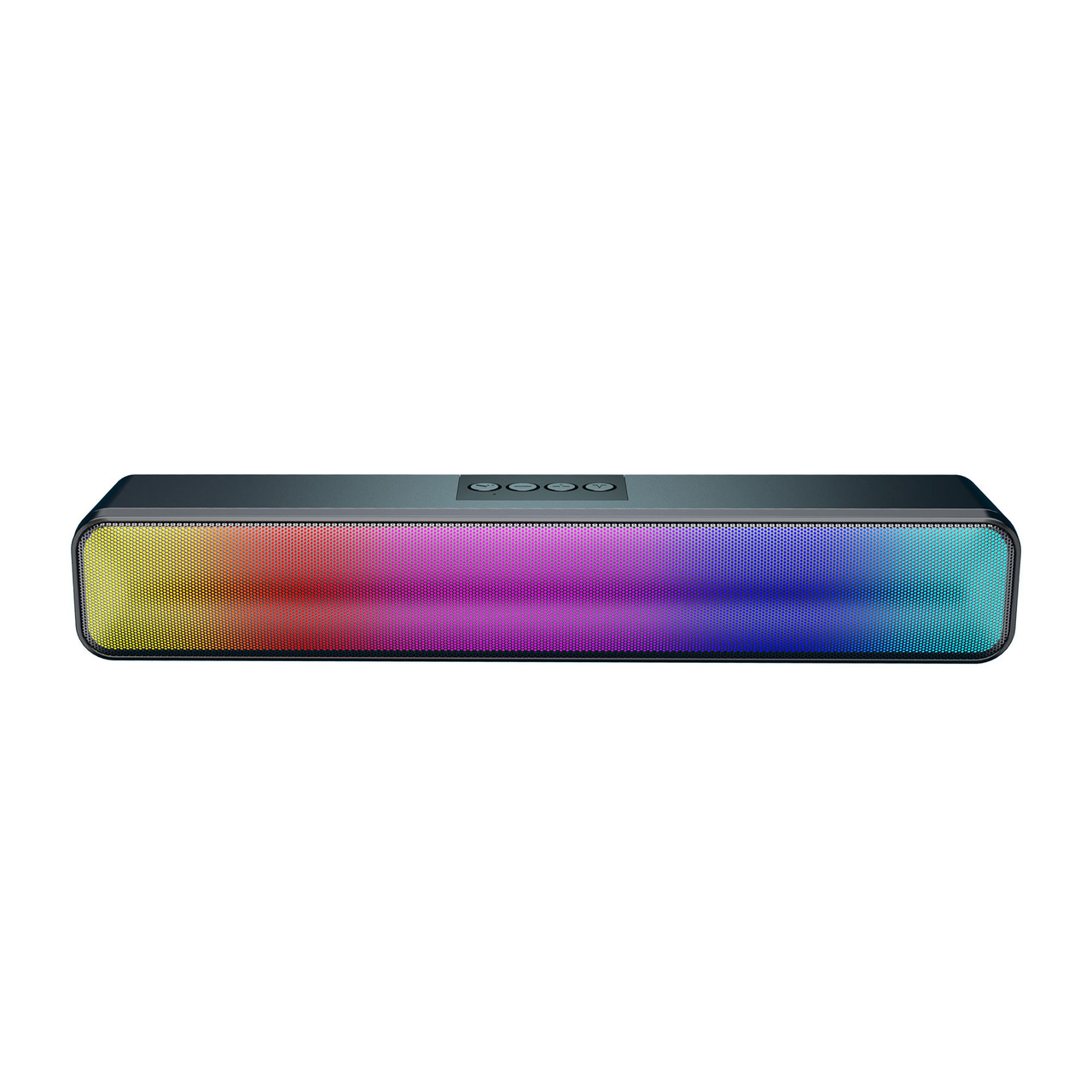 V1031-SPK-BTSB12-BK-202507221411-00 Laser RGB Bluetooth Gaming Soundbar Black - Image 1