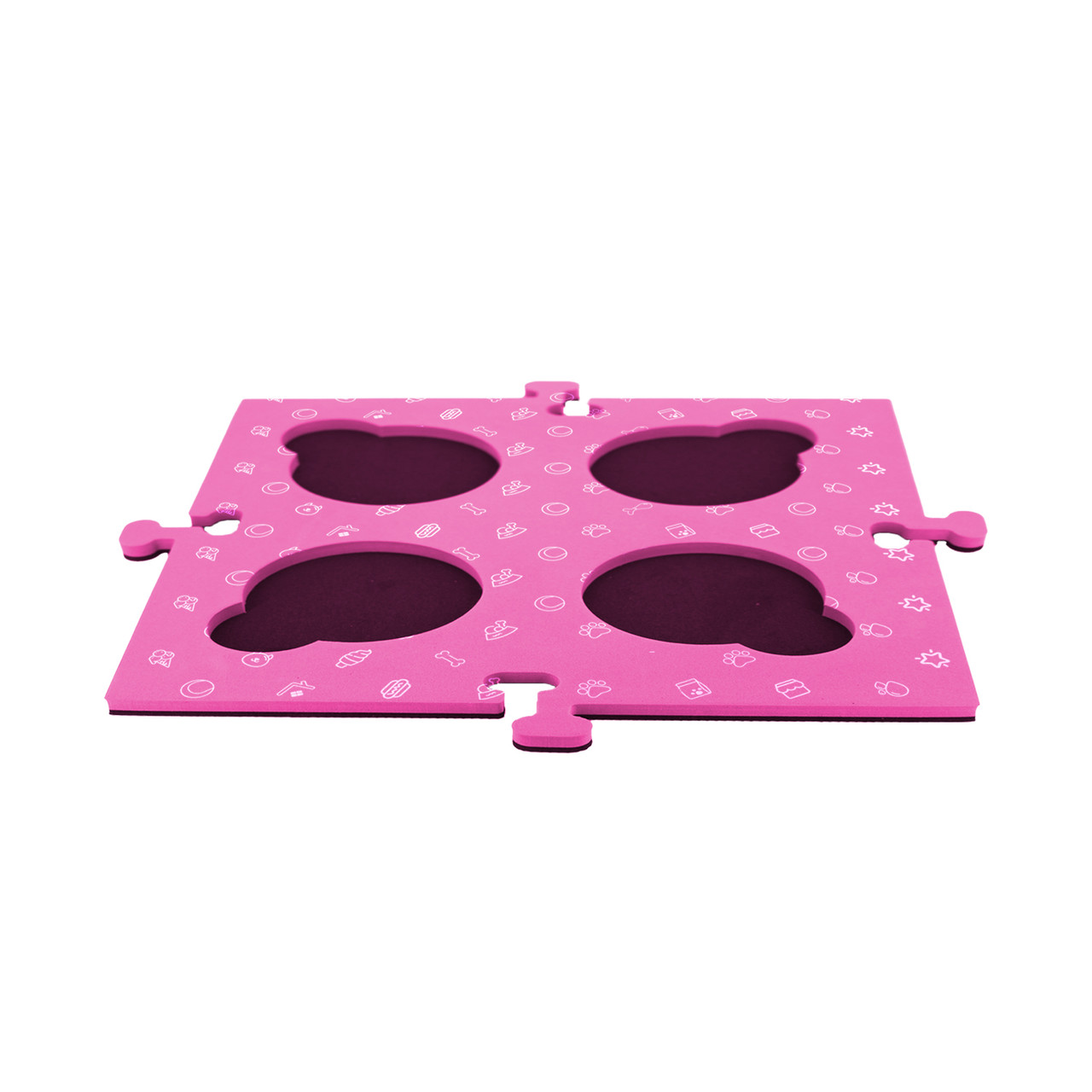 V1031-T4P-TBM2P-753-202507251009-00 Tech4Pets Pink Mat 2-Pack for Talking Buttons & Floor - Image 1