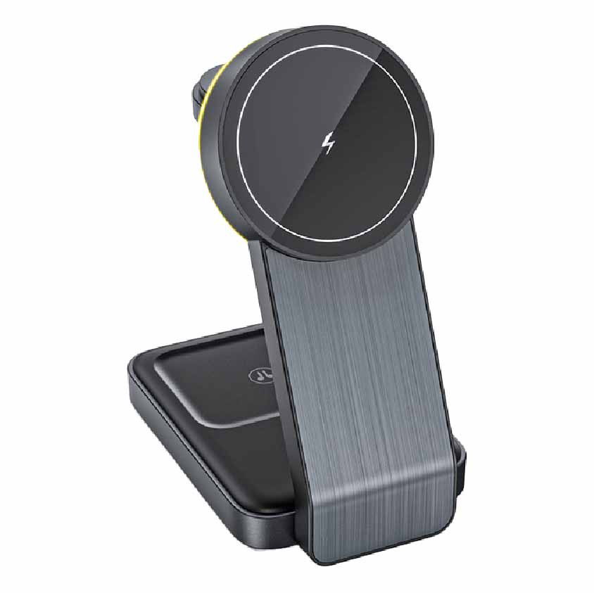 V1031-WLC-31FLD-521-202507251020-00 Laser ChargeCore Foldable 3 in 1 MagSafe Charger - Image 1