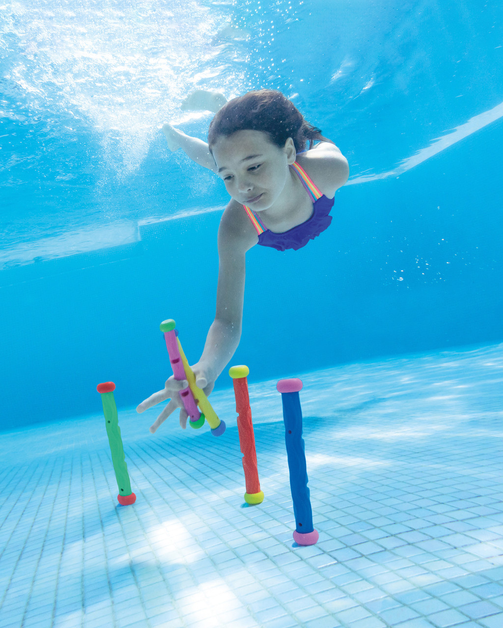 V1032-IXFUNSTICKS-55504-202508201015-00 Intex Underwater Pool Toys Play Sticks 55504 - Image 1