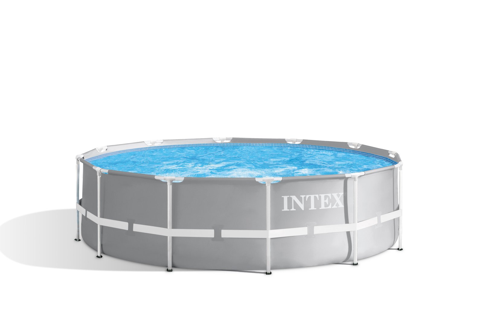 V1032-IXPRISM12X99_26716-202508200936-00 Intex PRISM Premium 12' Metal Frame Pool Outdoor Above Ground 366cm x 99cm - 26716 - Image 1
