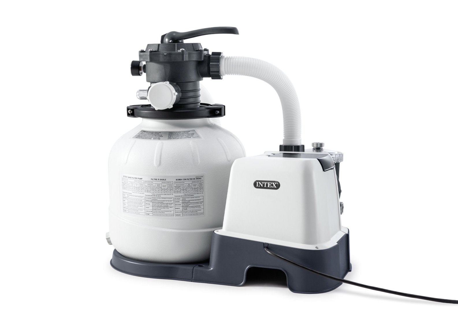 V1032-IXSANDSALT_26676-202508201011-00 Intex Krystal Clear Sand Filter Pump and Saltwater Pool Chlorine System - 26676 - Image 1