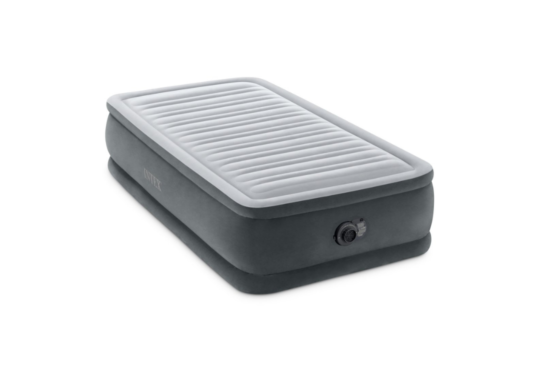 V1032-IXSINGLE46-64412-202508200921-00 Intex Single (Twin) Deluxe Air Bed 46cm 64412 - Image 1