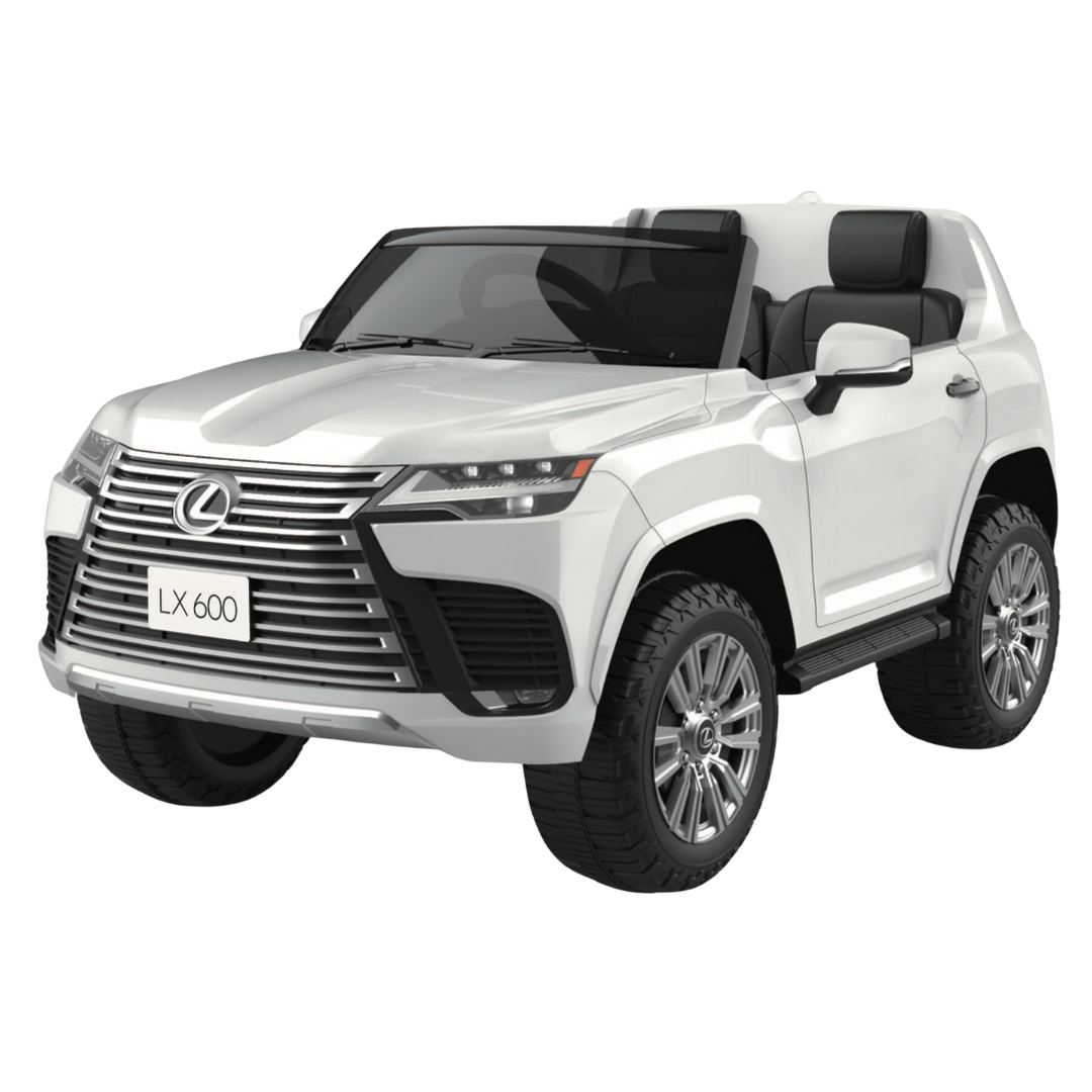 V1032-SHP5078_WHT-202508201017-00 Volta Lexus 600 12V Kids Ride On Car Smart Control 3+ SHP5078_WHT - Image 1