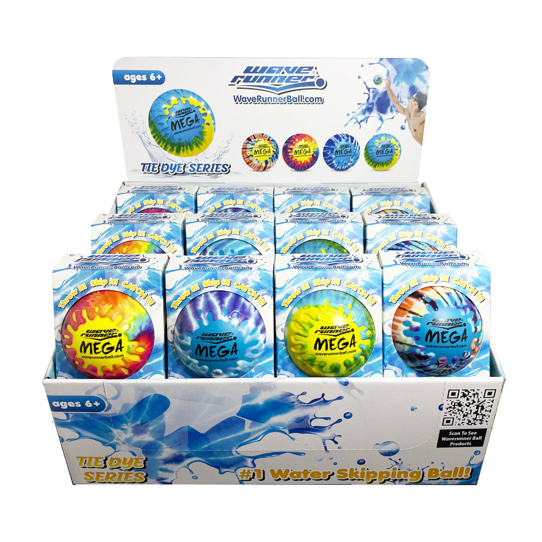V1032-WR-TIEDYEMEGABALL_WR800B-TIE-202508201010-00 Wave Runner Mega Ball Tie Dye Series - Image 1