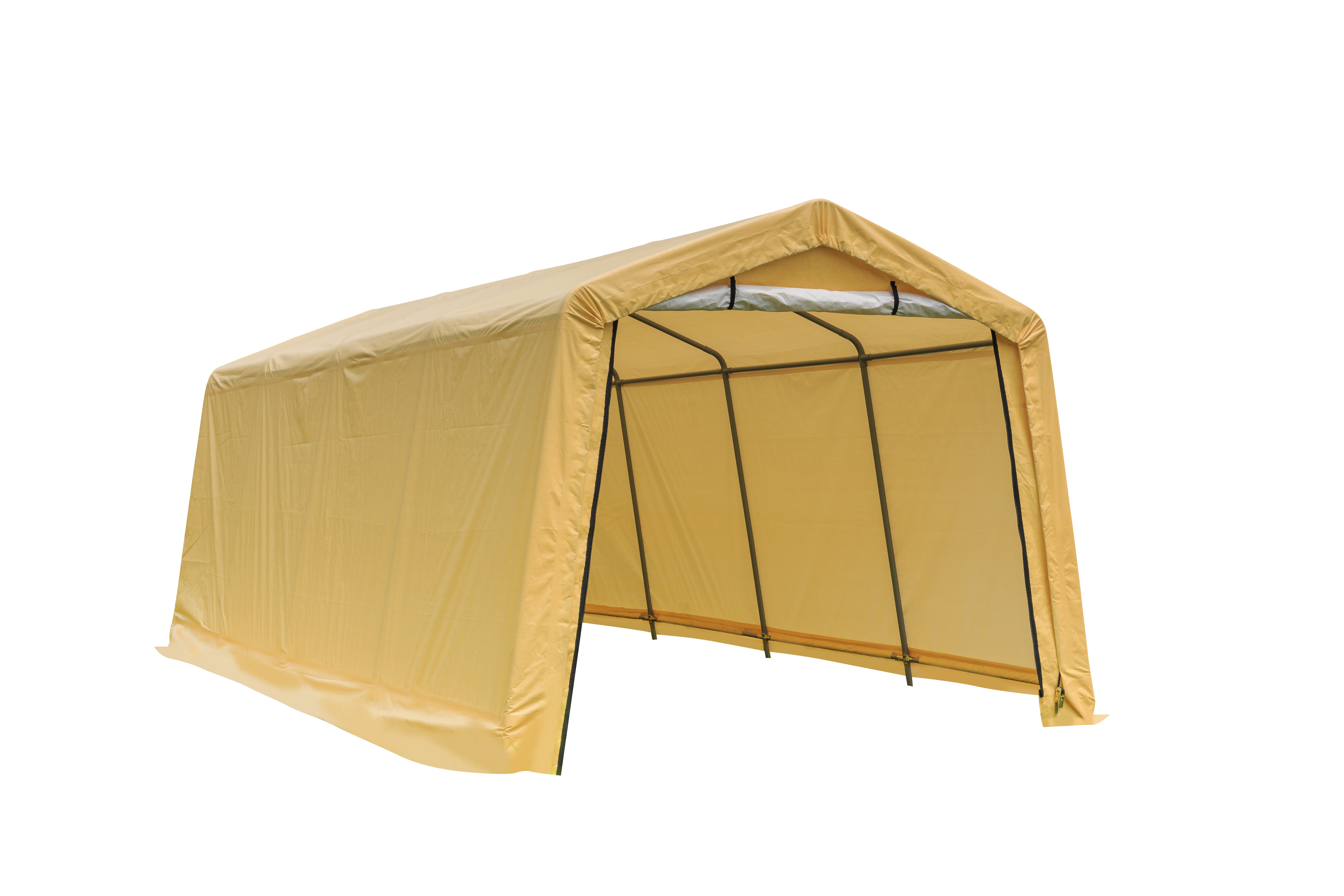 V1060-AS1020-202508141921-00 Samland Portable Carport Garage Shelter Canopy Single Size 10x20FT - Image 1