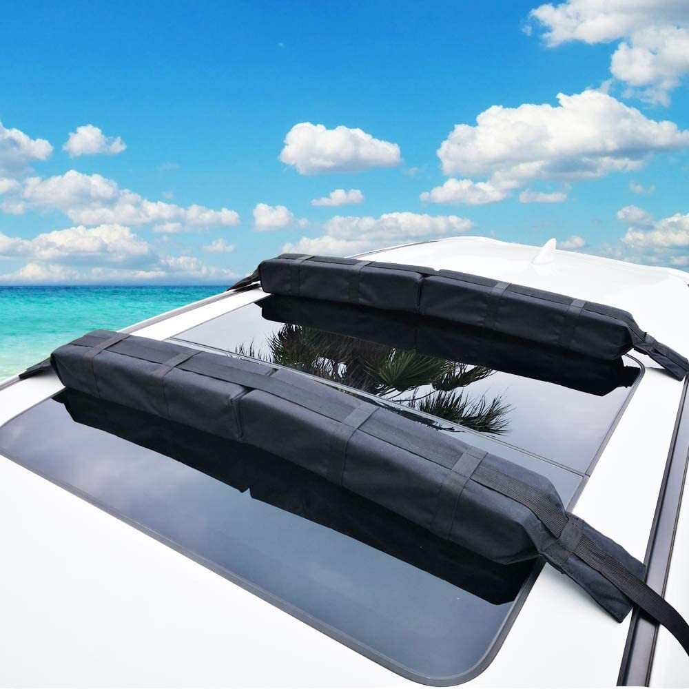 V1060-SRR600-202508141945-00 Samland Pair of Universal Soft Roof Rack Kayak Surfboard Universal for Car SUV(SRR600) - Image 1